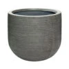 Cody Plant Pot - Ridged Dark Grey 2 Cody Plant Pot - Ridged Dark Grey -HousePlants Shop 6FSTRIGD2