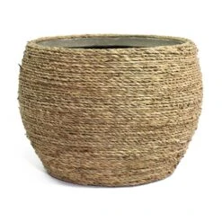HousePlants Shop 37 Abby Plant Pot - Straw Grass