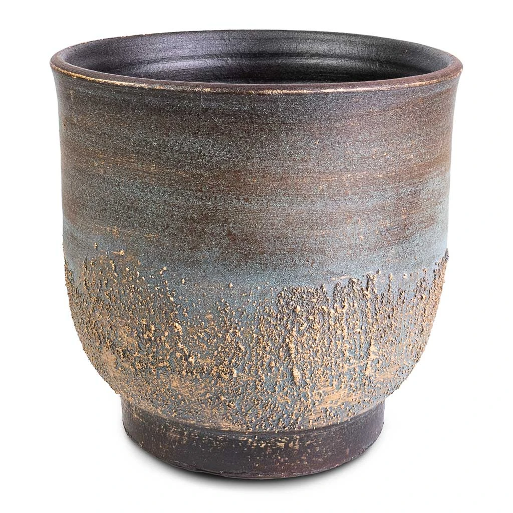 Aico Plant Pot - Shiny Blue 7 Aico Plant Pot - Shiny Blue - Image 5