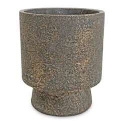 Aily Plant Pot - Earth Cement 17 Aily Plant Pot - Earth Cement -HousePlants Shop Aily Plant Pot Anthracite 17x20cm