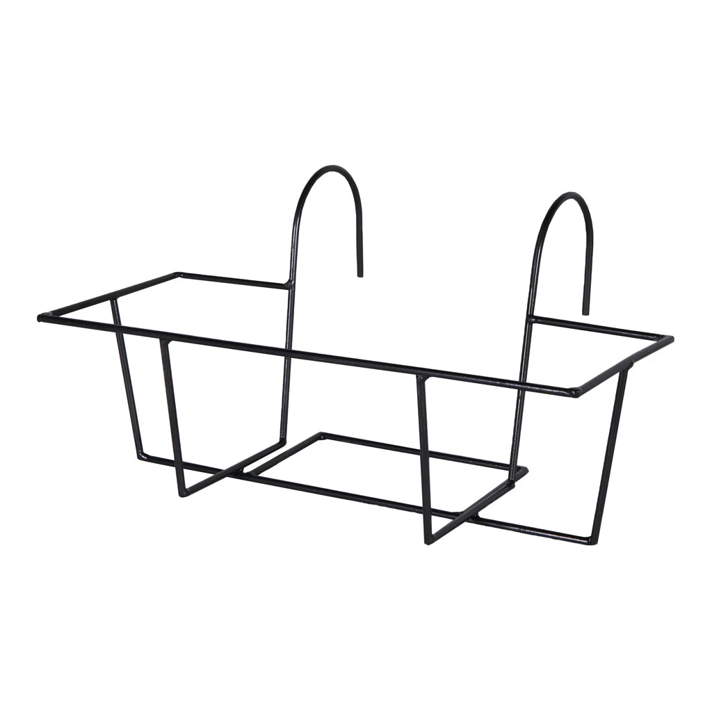 Amy Artstone Balcony Planter Holder - Black 5 Amy Artstone Balcony Planter Holder - Black - Image 3