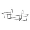 Amy Artstone Balcony Planter Holder - Black 2 Amy Artstone Balcony Planter Holder - Black -HousePlants Shop Amy Artstone Balcony Planter Holder Black 55x26x20cm