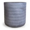 Angle Cylinder Plant Pot - Grey -HousePlants Shop Angle Cylinder Plant Pot Grey 30x30cm