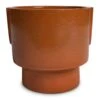 Aries Handles Plant Pot - Bright Rust -HousePlants Shop Aries Handles Plant Pot Bright Rust 19x20cm 1