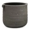 Aurora Terrazzo Handle Plant Pot - Slate -HousePlants Shop Aurora Terrazzo Handle Plant Pot Slate 22 x 21cm