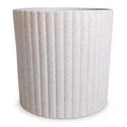 Azalea Ribbed Plant Pot - Speckled Grey Stone 13 Azalea Ribbed Plant Pot - Speckled Grey Stone -HousePlants Shop Azalea Ribbed Plant Pot Speckled Grey Stone 20x20cm