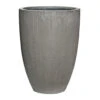 Ben Planter - Ridged Dark Grey -HousePlants Shop Ben Planter Ridged Dark Grey 40x55cm