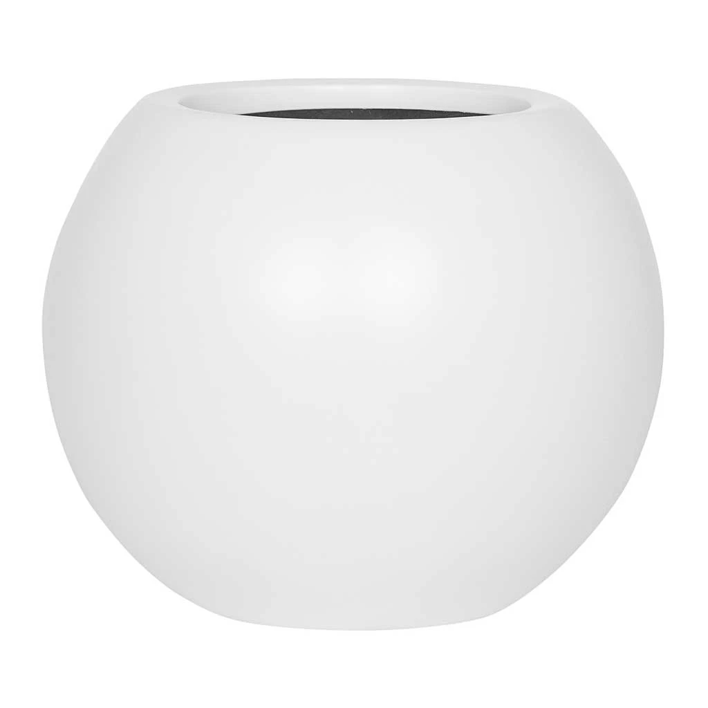 Beth Essentials Ball Plant Pot - Matt White 5 Beth Essentials Ball Plant Pot - Matt White - Image 3