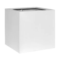 Block Essentials Planter - Matt White 20 Block Essentials Planter - Matt White -HousePlants Shop Block Essentials Planter Matt White 30x30x30cm