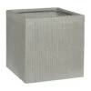 Block Planter - Ridged Cement -HousePlants Shop Block Planter Ridged Cement 40x40x40cm