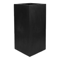 Bouvy Natural Planter - Black -HousePlants Shop Bouvy Natural Planter Black 40x40x80cm