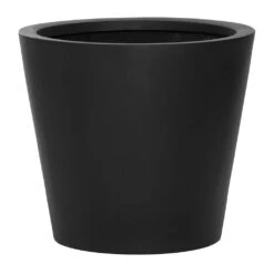 Bucket Natural Planter - Black -HousePlants Shop Bucket Natural Planter Black 40x35cm