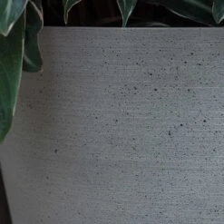 Bucket Refined Planter - Clouded Grey 11 Bucket Refined Planter - Clouded Grey -HousePlants Shop Bucket Refined Planter Clouded Grey Textured Sandstone