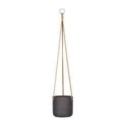 Charlie Hanging Plant Pot - Black Washed -HousePlants Shop Charlie Hanging Plant Pot Black Washed Medium b27f3a1a f49a 4f43 b556 a867f2133a6e