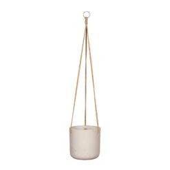 Charlie Hanging Plant Pot - Grey Washed -HousePlants Shop Charlie Hanging Plant Pot Grey Washed Large