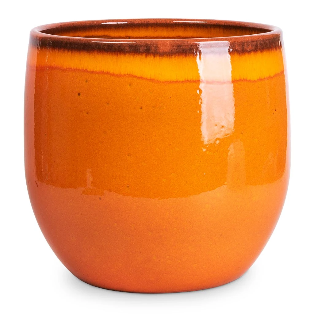 Charlotte Plant Pot - Orange 10 Charlotte Plant Pot - Orange - Image 8