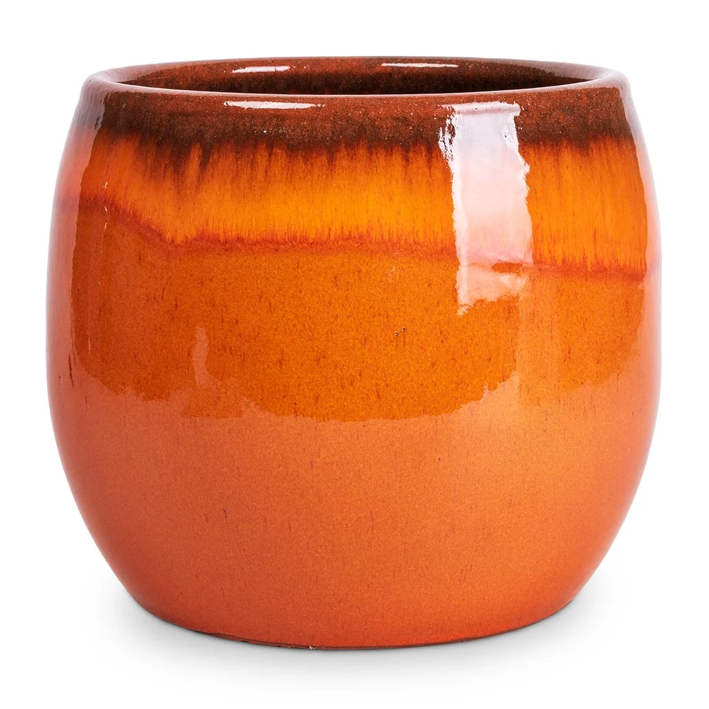 Charlotte Plant Pot - Orange 12 Charlotte Plant Pot - Orange - Image 10