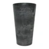 Claire Artstone Tall Planter - Black -HousePlants Shop Claire Artstone Tall Planter Black 28x49cm