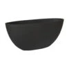 Dorant Refined Oval Plant Bowl - Volcano Black 2 Dorant Refined Oval Plant Bowl - Volcano Black -HousePlants Shop Dorant Refined Oval Plant Bowl Volcano Black 43x17.5x16cm