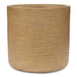 Dune Cylinder Planter - Almond -HousePlants Shop Dune Cylinder Planter Almond 44x44cm
