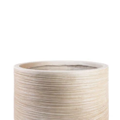 Dune Cylinder Planter - Oat -HousePlants Shop Dune Cylinder Planter Oat SWATCH 2