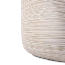 Dune Cylinder Planter - Oat -HousePlants Shop Dune Cylinder Planter Oat SWATCH 3
