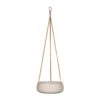 Eileen Hanging Plant Bowl - Grey Washed -HousePlants Shop Eileen Hanging Plant Bowl Grey Washed Medium