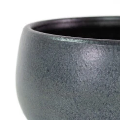 Esra Plant Bowl - Graphite -HousePlants Shop Esra Plant Bowl Graphite Close Up