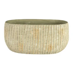 Feico Oval Plant Bowl - Mint Grey 11 Feico Oval Plant Bowl - Mint Grey -HousePlants Shop Feico Oval Plant Bowl Shiny Mint 28cm