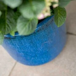 Gilia Planters - Set Of 3 - Blue -HousePlants Shop Gilia Outdoor Planter Blue Colour