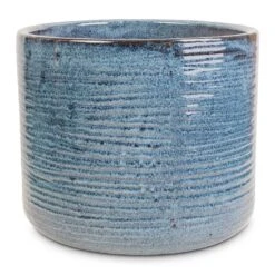 Gilia Planters - Set Of 3 - Blue -HousePlants Shop Gilia Planters Set of 3 Blue 3