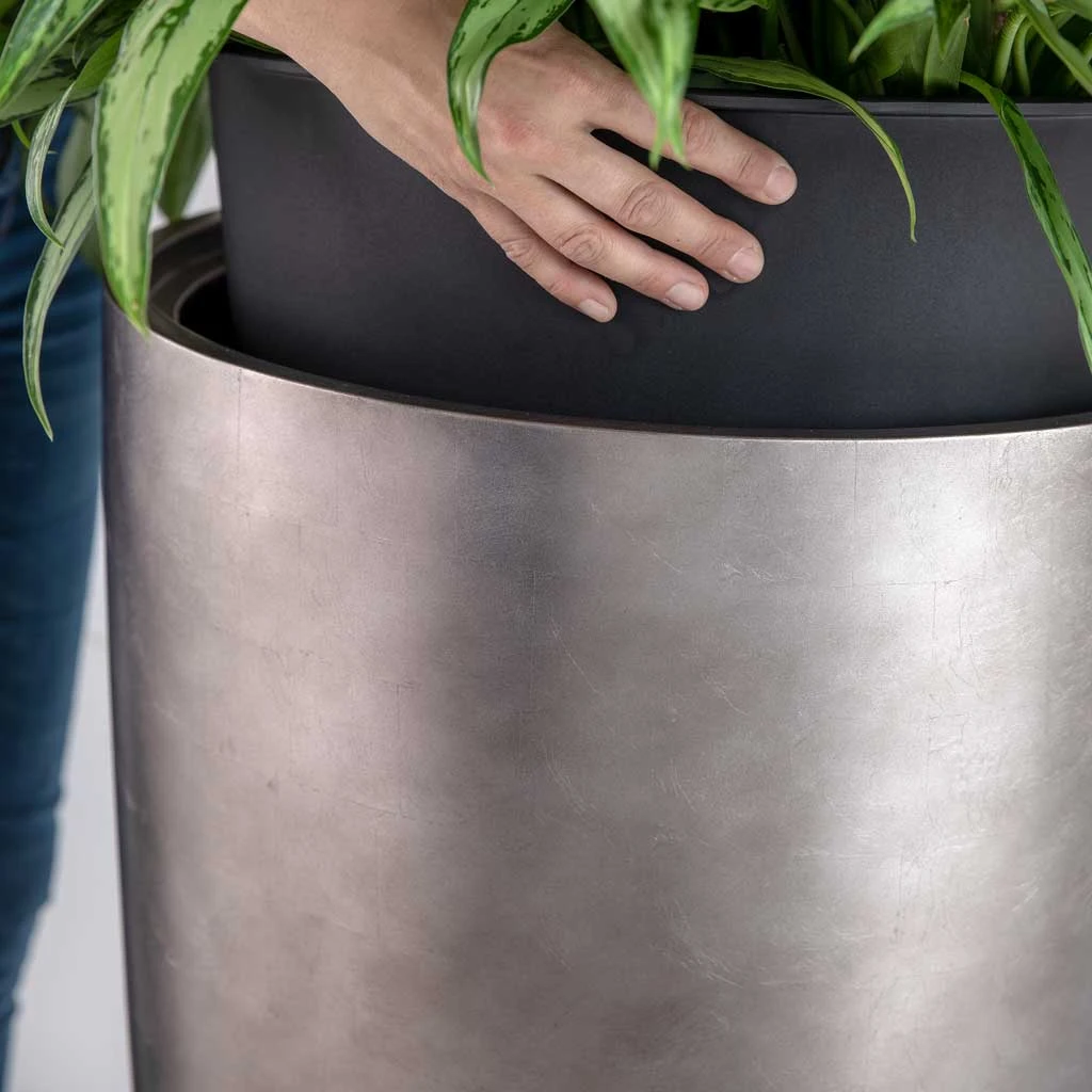 Gradient Partner Planter - Matt Grey 7 Gradient Partner Planter - Matt Grey - Image 5