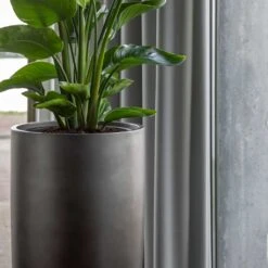 Gradient Partner Planter - Matt Grey 12 Gradient Partner Planter - Matt Grey -HousePlants Shop Gradient Partner Planter Matt Grey 3