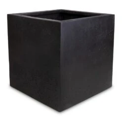 Grigio Cube Planter - Anthracite Concrete -HousePlants Shop Grigio Cube Planter Anthracite Concrete 50x50x50cm