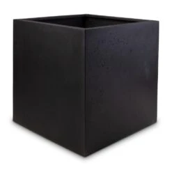Grigio Cube Planter - Anthracite Concrete -HousePlants Shop Grigio Cube Planter Anthracite Concrete 60x60x60cm