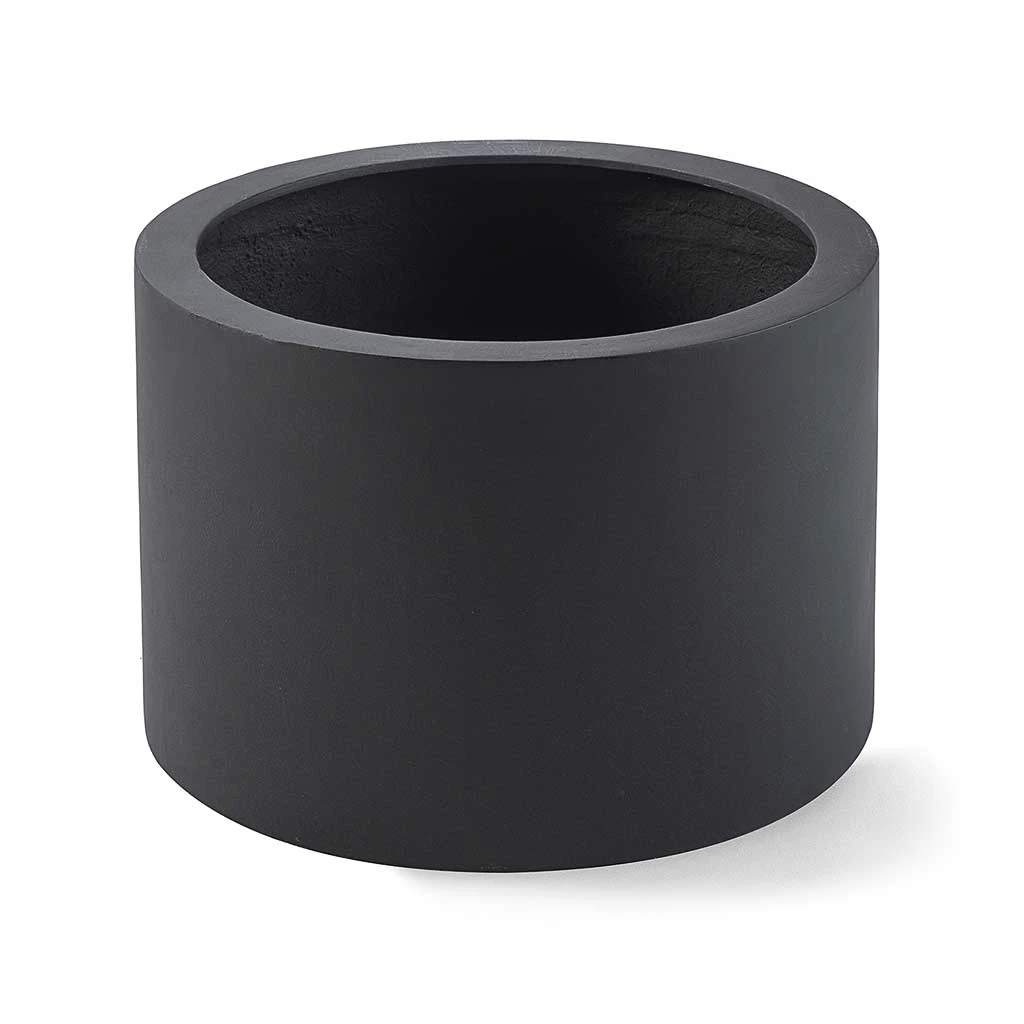 Grigio Cylinder Planter - Anthracite Concrete 3 Grigio Cylinder Planter - Anthracite Concrete