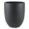 Grigio Tall Egg Pot Planter - Anthracite Concrete -HousePlants Shop Grigio Tall Egg Pot Planter Anthracite Concrete 30x35cm