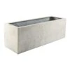Grigio Trough Planter - Antique White Concrete -HousePlants Shop Grigio Trough Planter Antique White Concrete Large