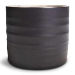 Hadleigh Plant Pot - Charcoal -HousePlants Shop Hadleigh Plant Pot Charcoal 17x15cm