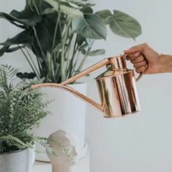 Haws Fazeley Flow Watering Can - Two Pint Copper -HousePlants Shop Haws Fazeley Flow Two Pint Copper LS1