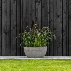 Hunter Mountain Planter - Granite Grey -HousePlants Shop Hunter Mountain Planter Granite Grey Lifestyle 2