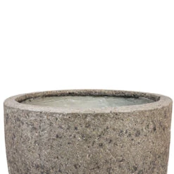 Jesslyn Cement & Stone Plant Pot - Granite Grey -HousePlants Shop Jesslyn Cement Stone Plant Pot Granite Grey 33x29cm 2