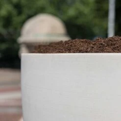 Jesslyn Refined Planter - Natural White -HousePlants Shop Jesslyn Refined Planter Natural White Textures