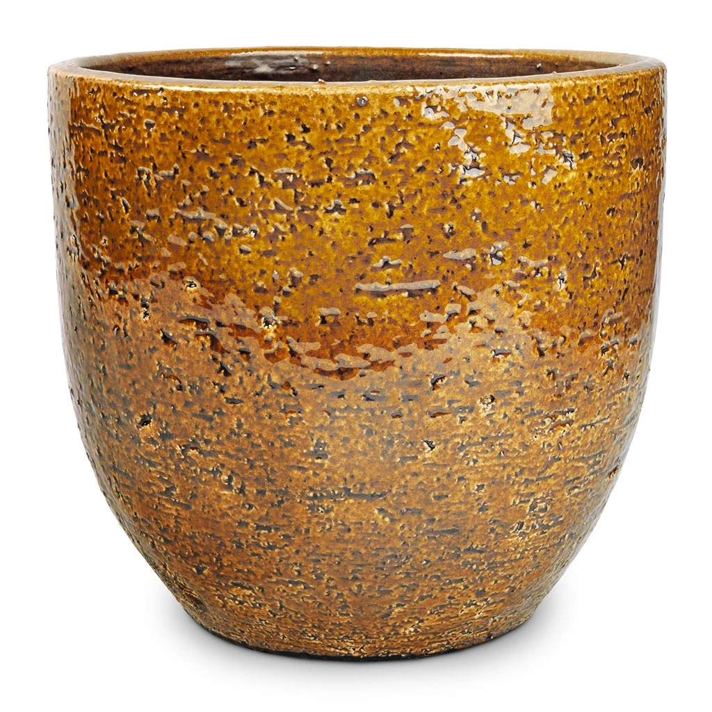 Jolin Plant Pot - Ochre 7 Jolin Plant Pot - Ochre - Image 5