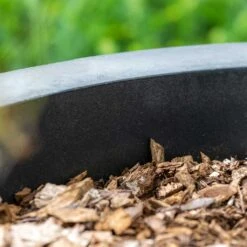 Jumbo Max Natural Planter - Black -HousePlants Shop Jumbo Max Natural Planter Black Rim