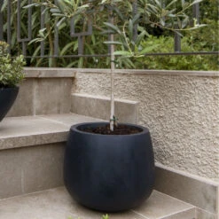 Kevan Natural Planter - Black -HousePlants Shop KevanNaturalPlanter Black 1