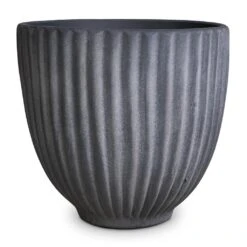 Lagos Plant Pot - Anthracite 11 Lagos Plant Pot - Anthracite -HousePlants Shop Lagos Plant Pot Anthracite 23x23.5cm