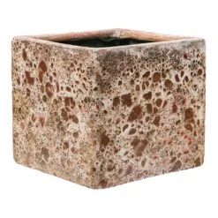 Lava Cube Relic Planter - Pink