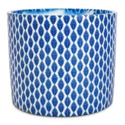 Lazzaro Plant Pot - Navy Garland -HousePlants Shop Lazzaro Plant Pot Navy Garland 15x13cm