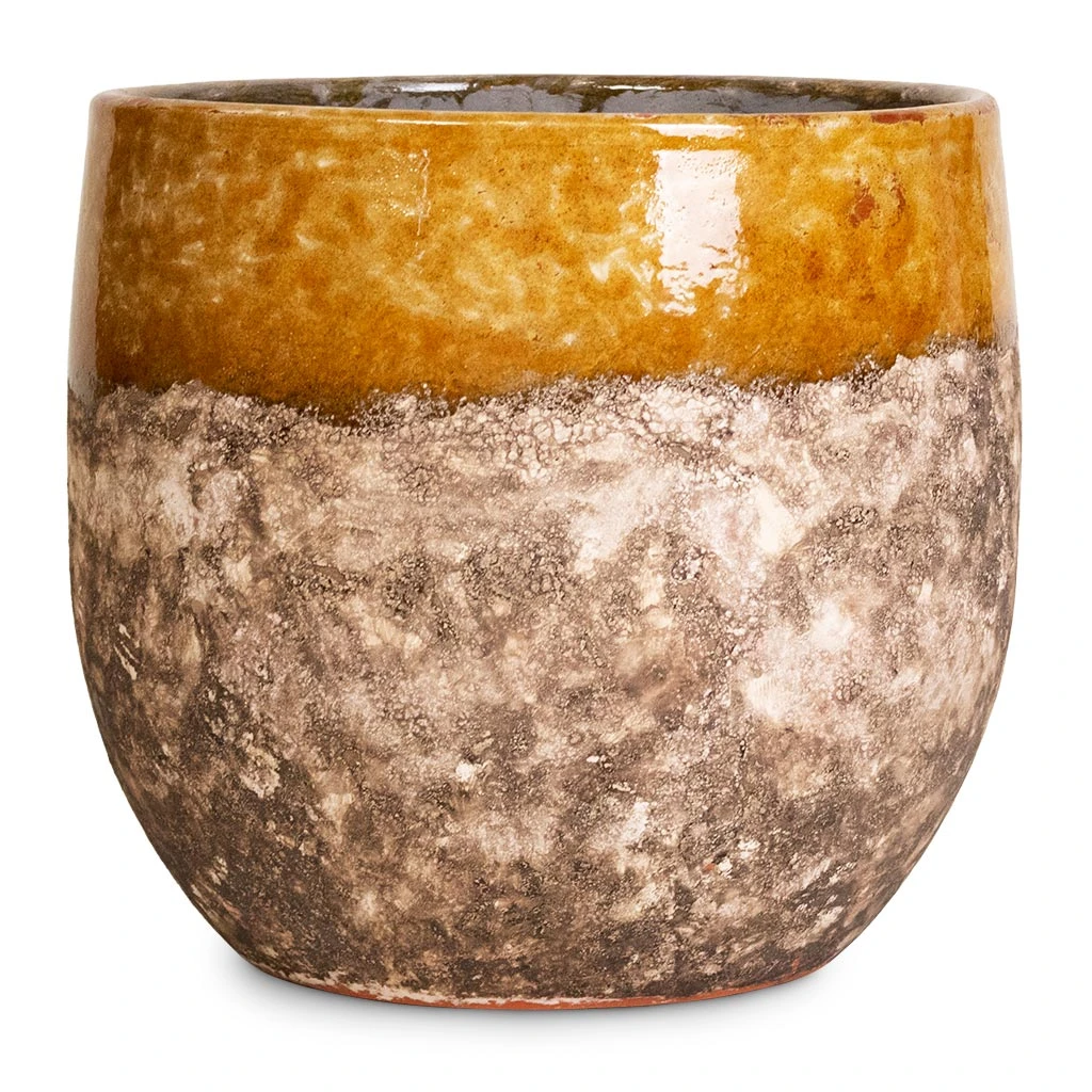 Lindy Plant Pot - Ochre 11 Lindy Plant Pot - Ochre - Image 9